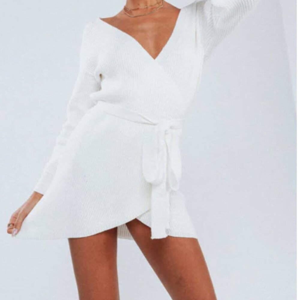 PHENIX MINI DRESS WHITE - Picture 6 of 7